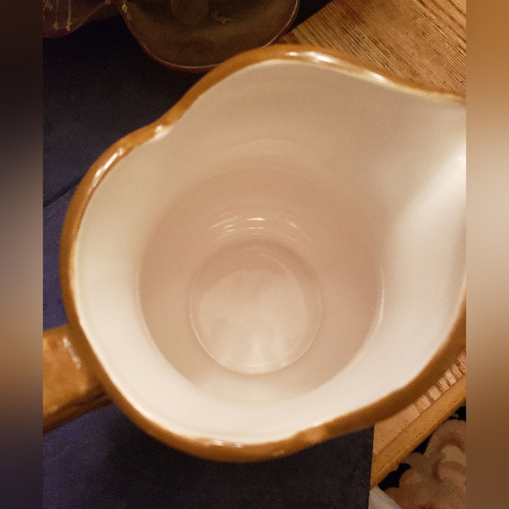 222 Fitth lbiza Flowers Pottery Large Pitcher - Picture 10 of 14